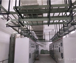 綿陽(yáng)萬(wàn)江眼科醫(yī)院項(xiàng)目配電室橋架與配電柜安裝